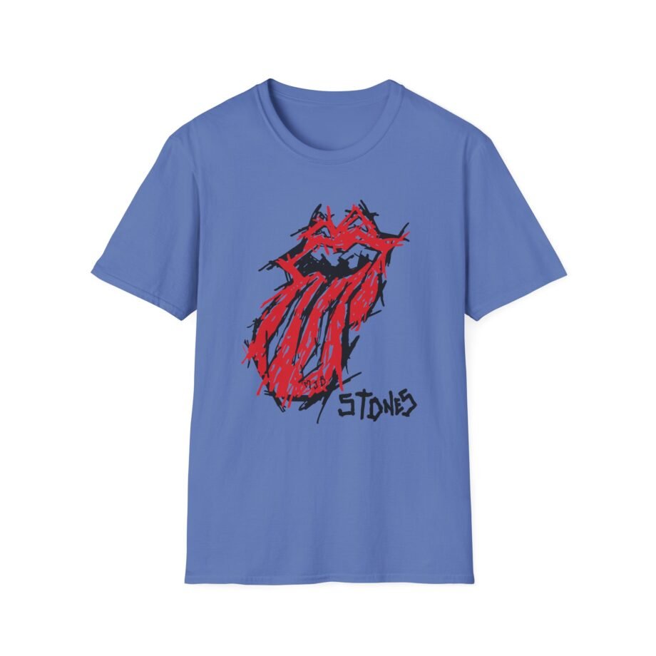 RS No Filter Hand Drawn Tongue Unisex Softstyle T-Shirt