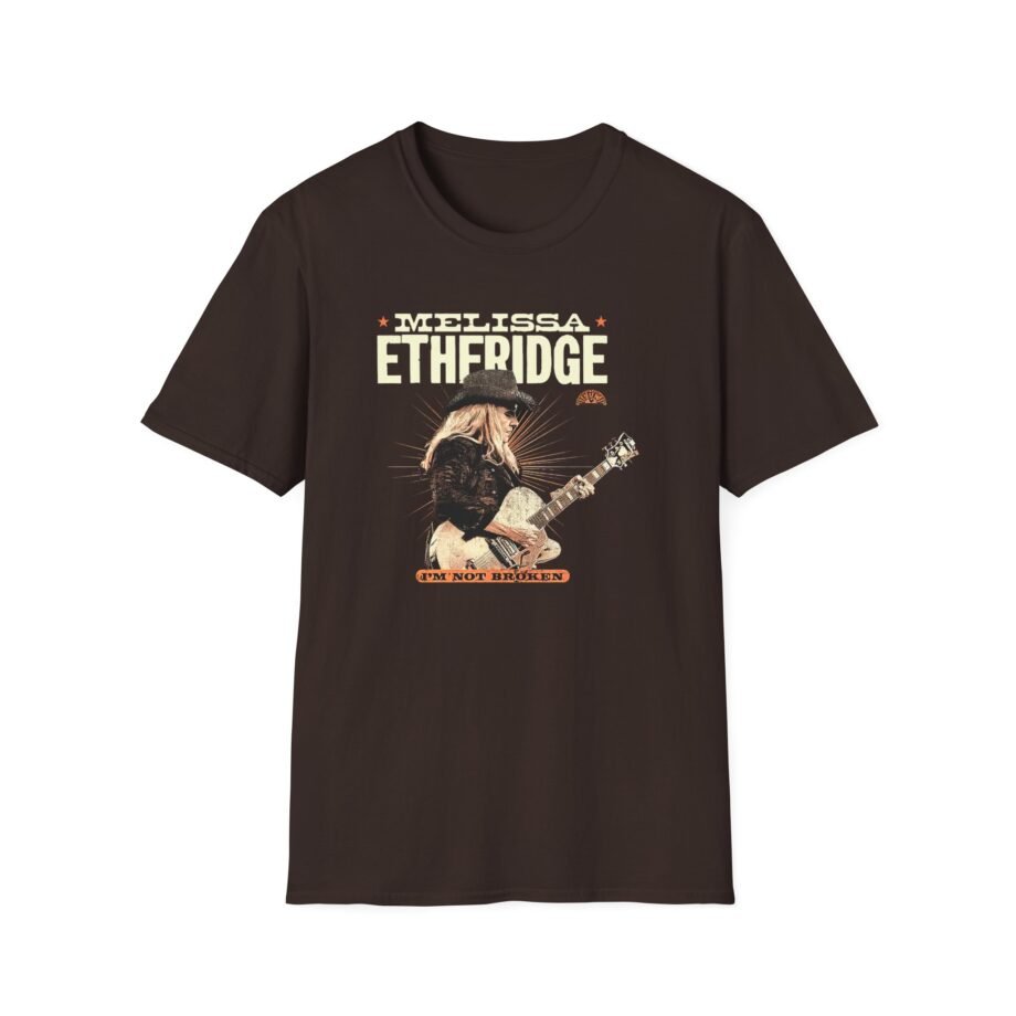 Sun Records Melissa Etheridge I'm Not Broken Unisex Softstyle T-Shirt