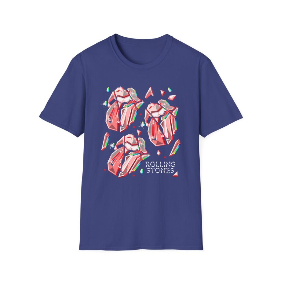 RS Hackney Diamonds Multi Tongue Unisex Softstyle T-Shirt