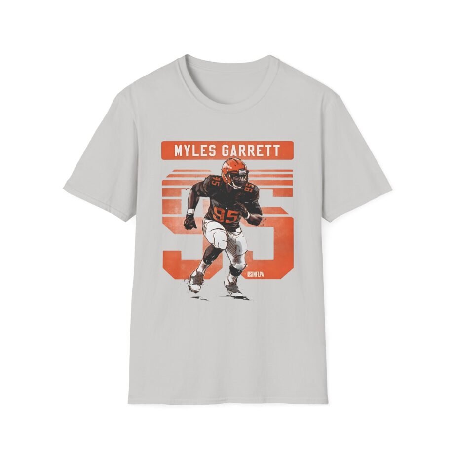 Myles Garrett Grunge Unisex Softstyle T-Shirt