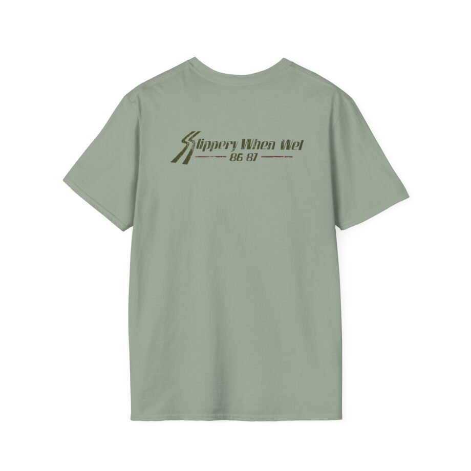 Bon Jovi Slippery When Wet Vintage World Tour Unisex Softstyle T-Shirt