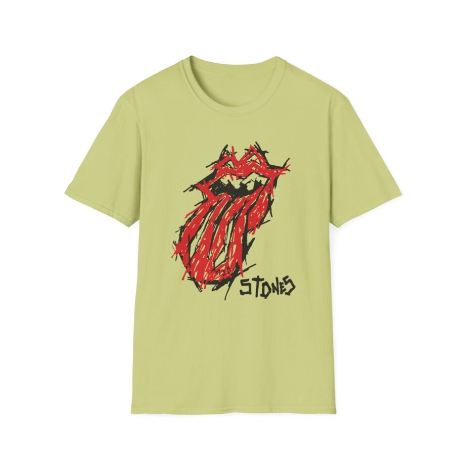 RS No Filter Hand Drawn Tongue Unisex Softstyle T-Shirt