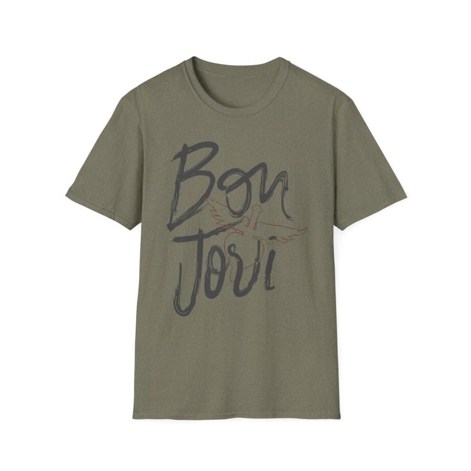 Bon Jovi Brush Strokes Unisex Softstyle T-Shirt