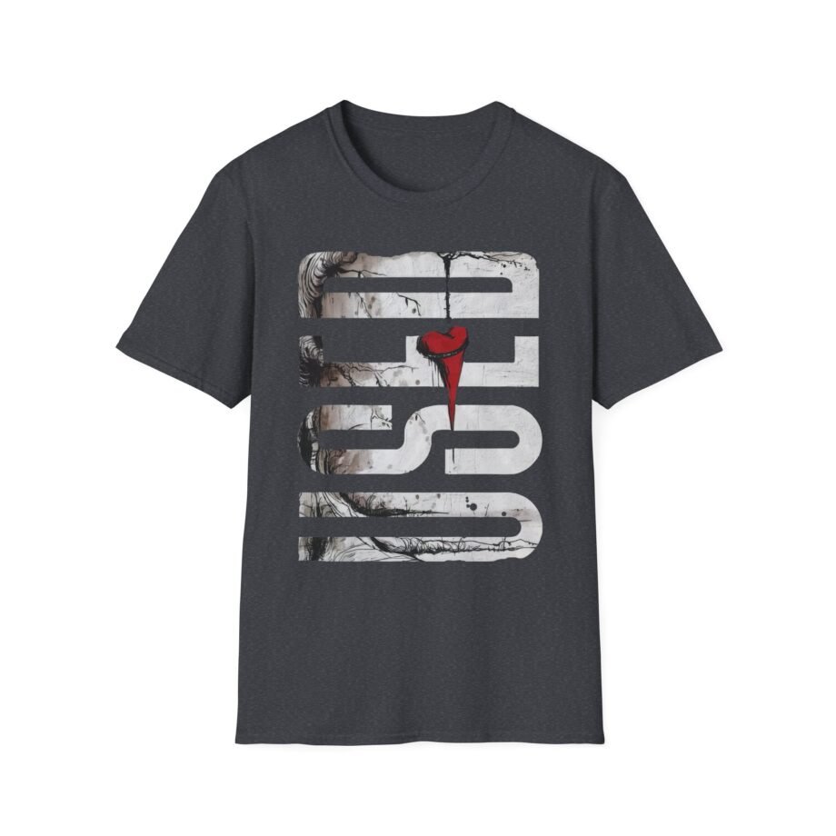 The Used Vertical Heart Unisex Softstyle T-Shirt