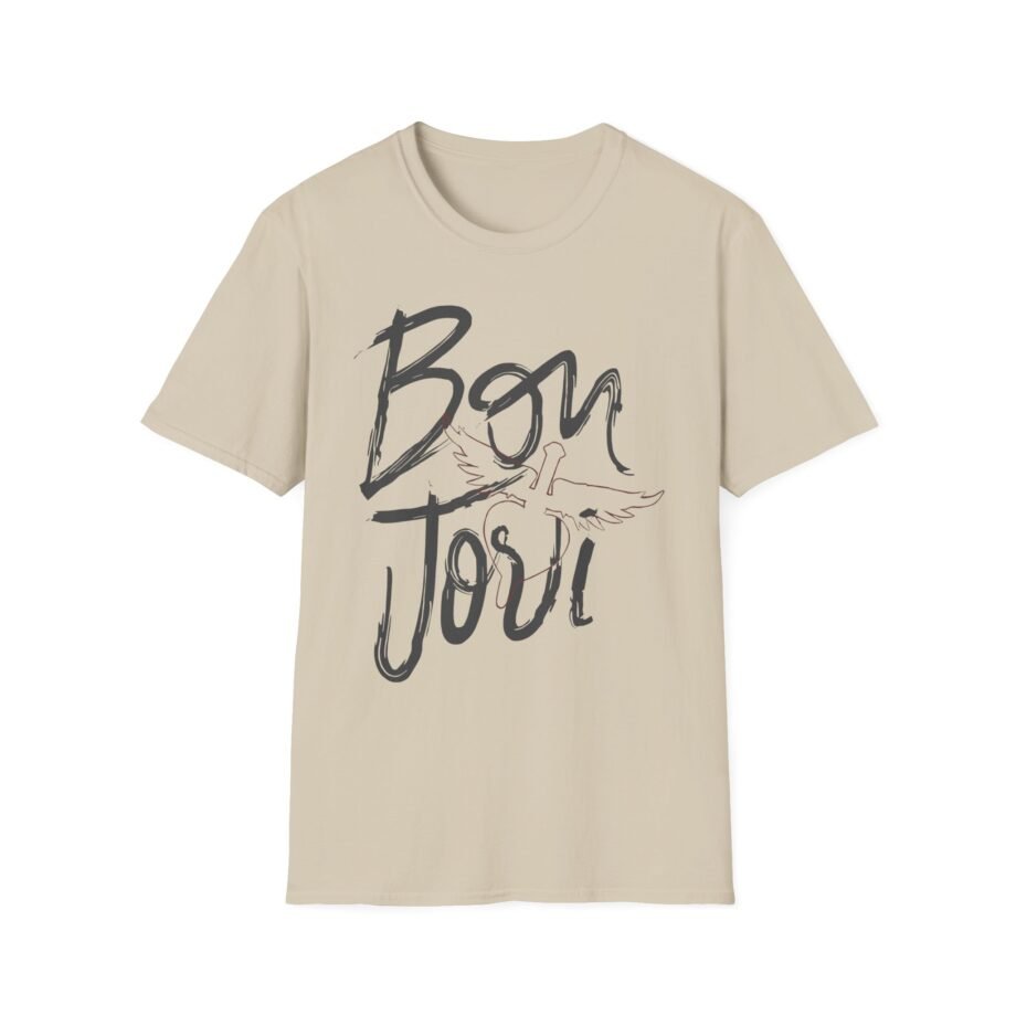 Bon Jovi Brush Strokes Unisex Softstyle T-Shirt