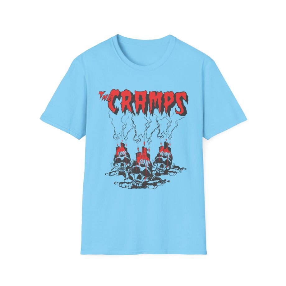 The Cramps Voodoo Skulls Unisex Softstyle T-Shirt