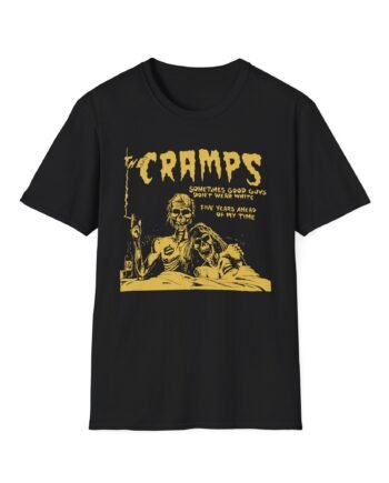 The Cramps Sometimes Good Guys Don’t Wear White Unisex Softstyle T-Shirt