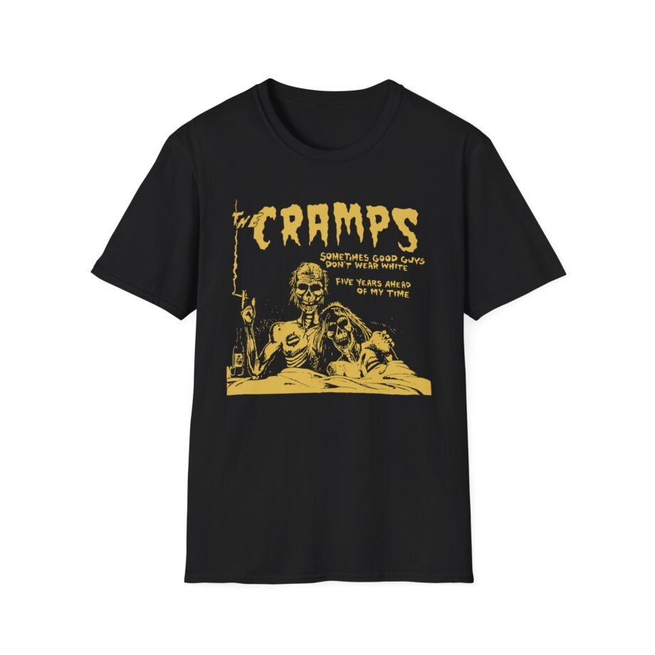 The Cramps Sometimes Good Guys Don’t Wear White Unisex Softstyle T-Shirt
