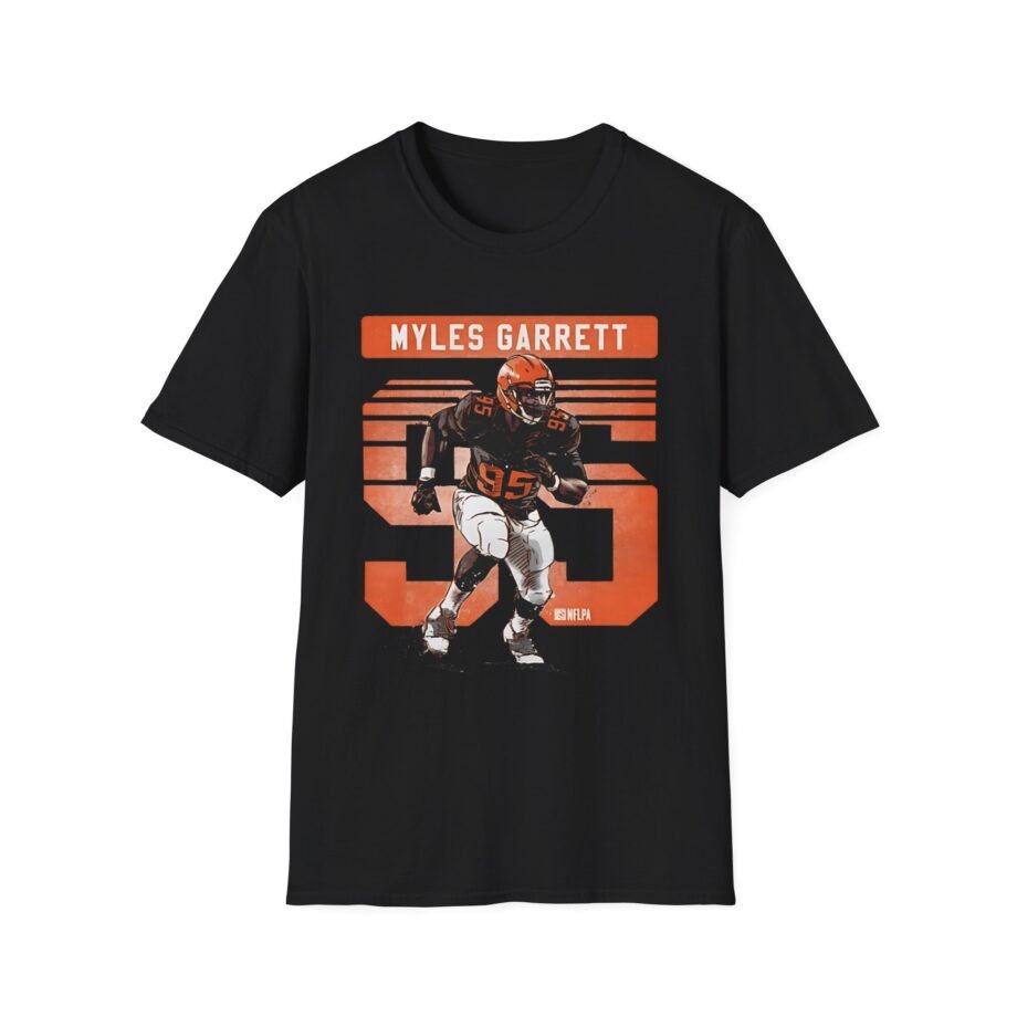 Myles Garrett Grunge Unisex Softstyle T-Shirt