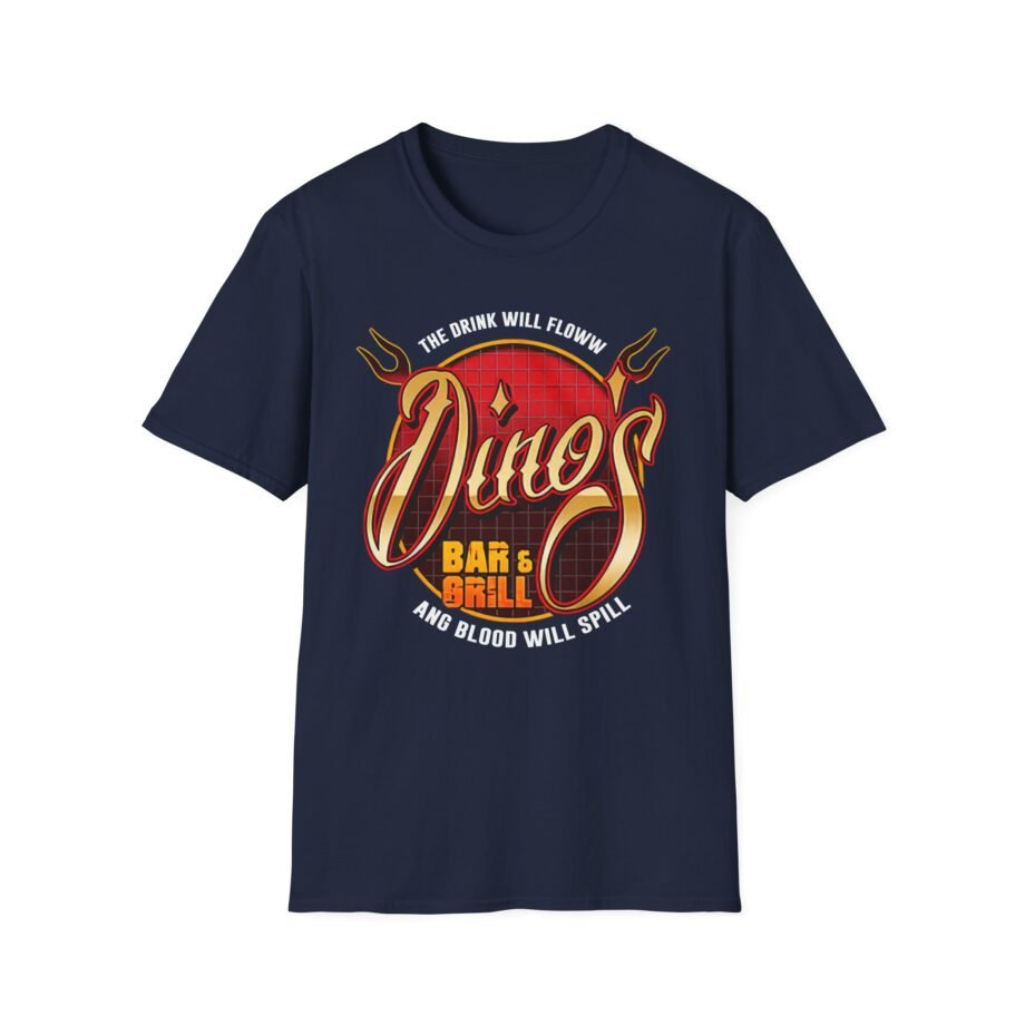 Thin Lizzy Dino's Bar & Grill Unisex Softstyle T-Shirt