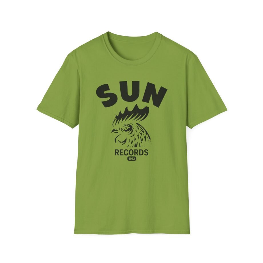 Sun Records Gritty Rooster Ringer Unisex Softstyle T-Shirt