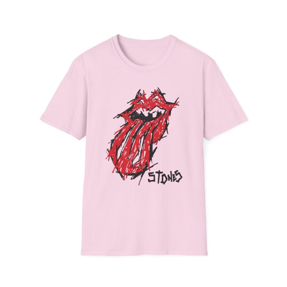 RS No Filter Hand Drawn Tongue Unisex Softstyle T-Shirt