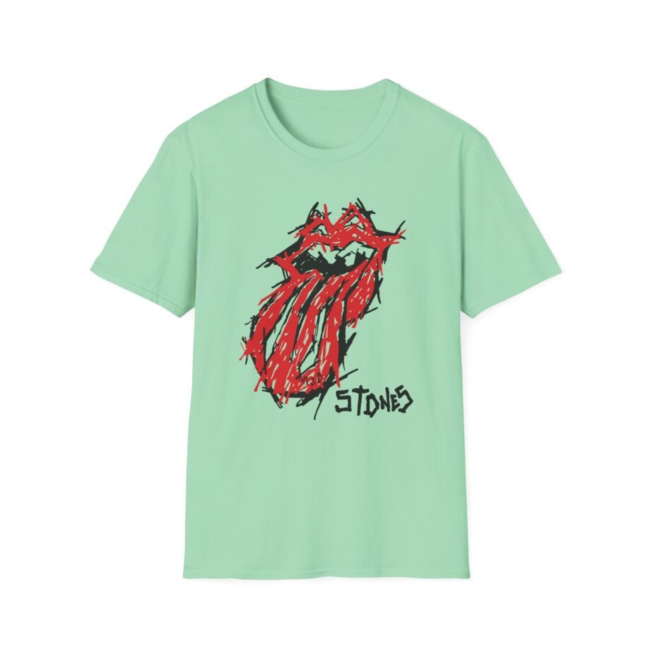 RS No Filter Hand Drawn Tongue Unisex Softstyle T-Shirt