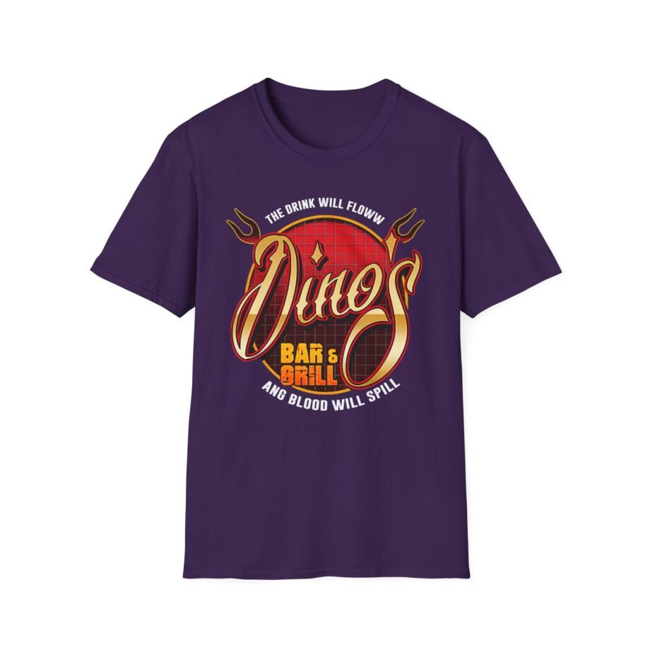Thin Lizzy Dino's Bar & Grill Unisex Softstyle T-Shirt