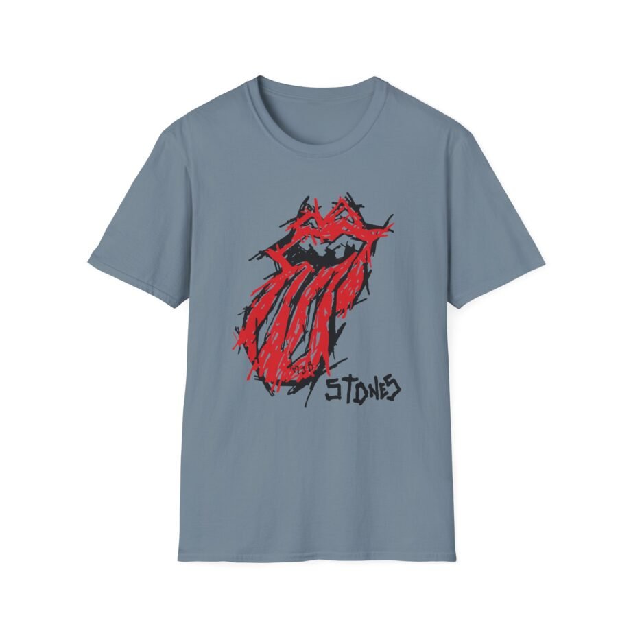 RS No Filter Hand Drawn Tongue Unisex Softstyle T-Shirt