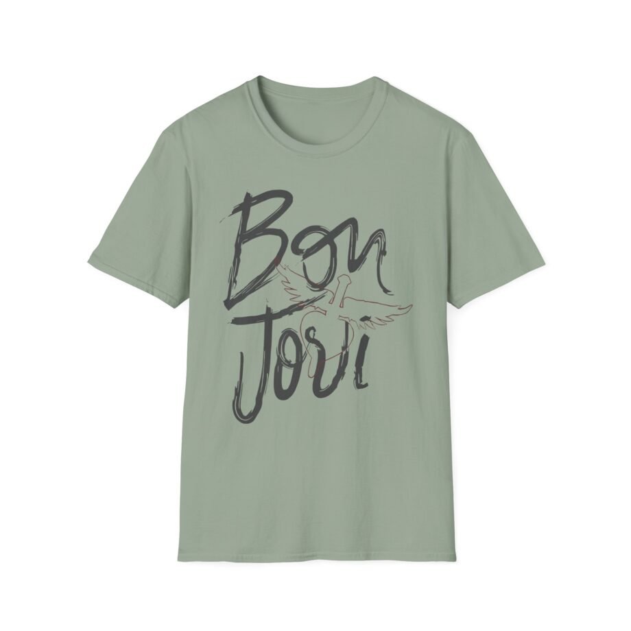 Bon Jovi Brush Strokes Unisex Softstyle T-Shirt