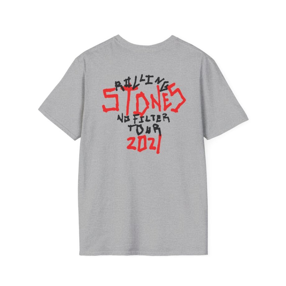 RS No Filter Hand Drawn Tongue Unisex Softstyle T-Shirt