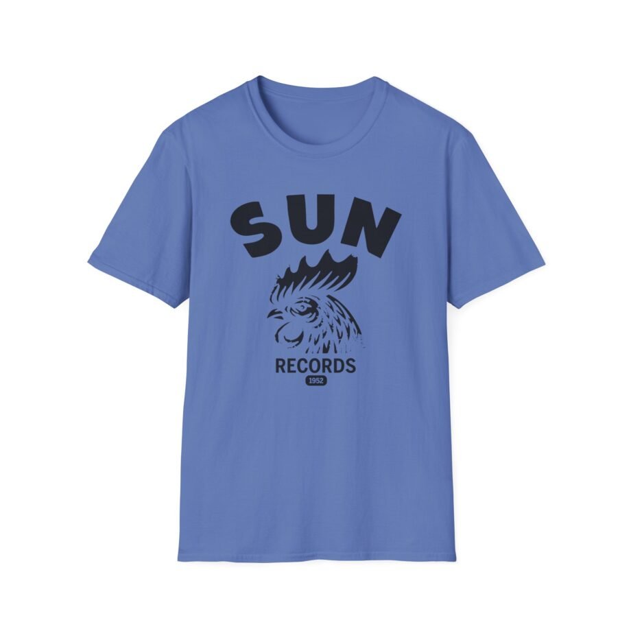 Sun Records Gritty Rooster Ringer Unisex Softstyle T-Shirt