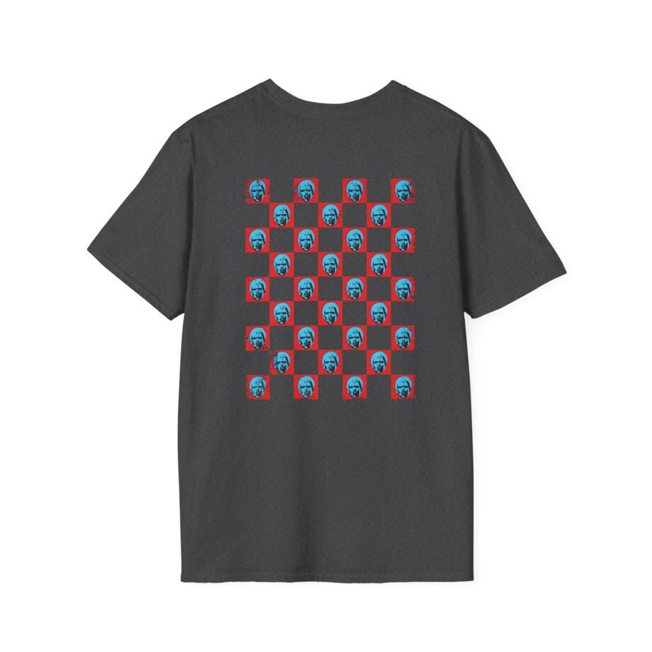 Billy Idol Checkered Smirk Unisex Softstyle Shirt