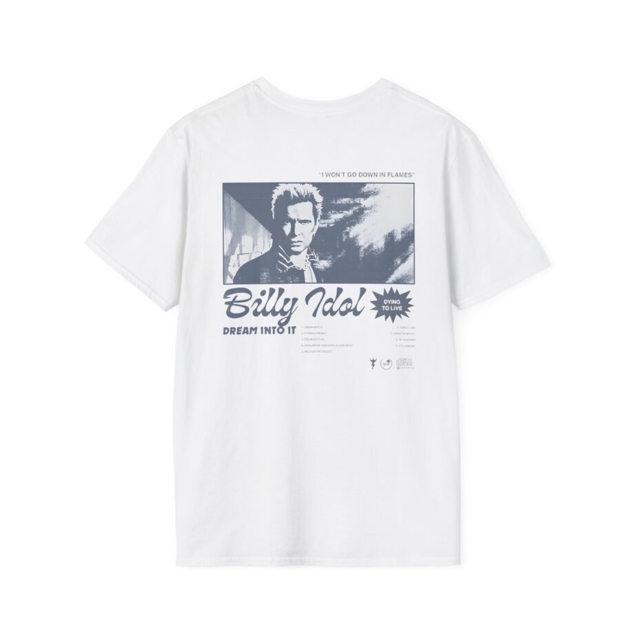 Billy Idol Billy Script Unisex Softstyle Shirt