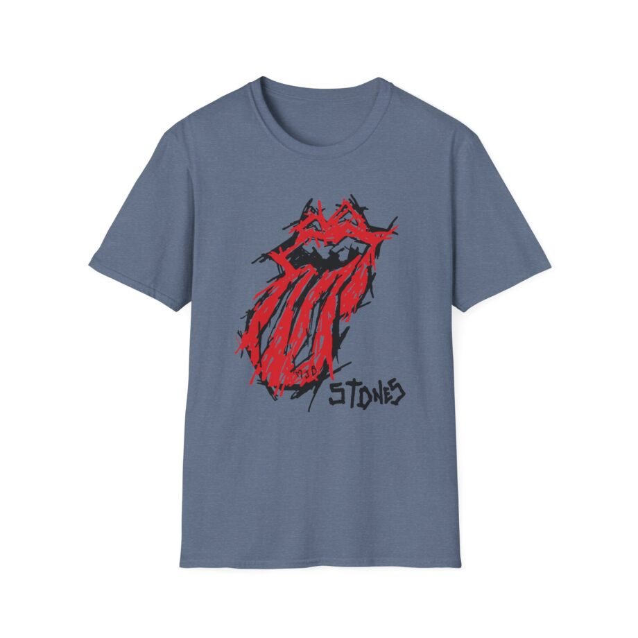RS No Filter Hand Drawn Tongue Unisex Softstyle T-Shirt