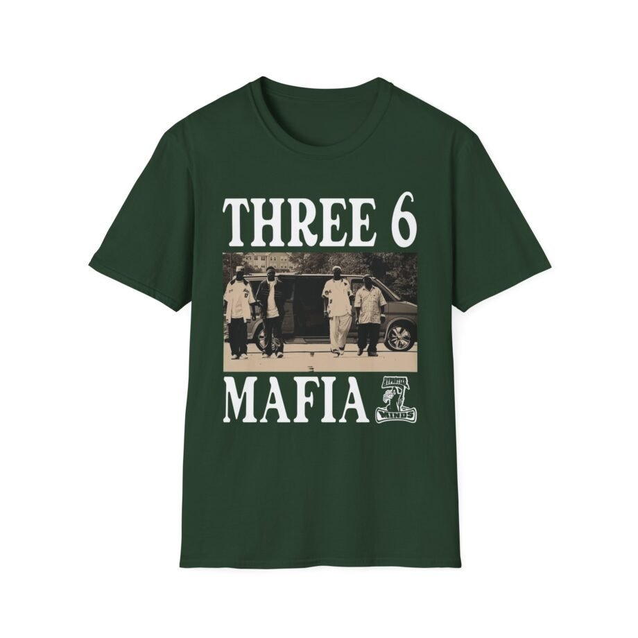 Three 6 Mafia Ridin Spinners Unisex Softstyle T-Shirt