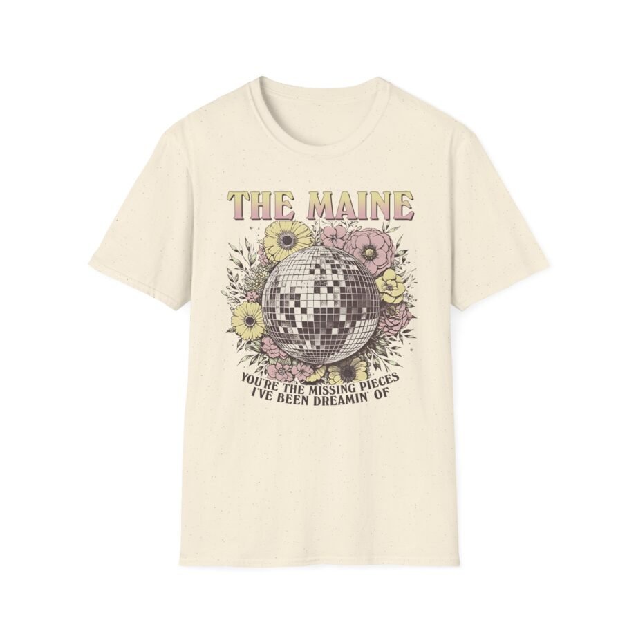 The Maine Floral Disco Unisex Softstyle T-Shirt