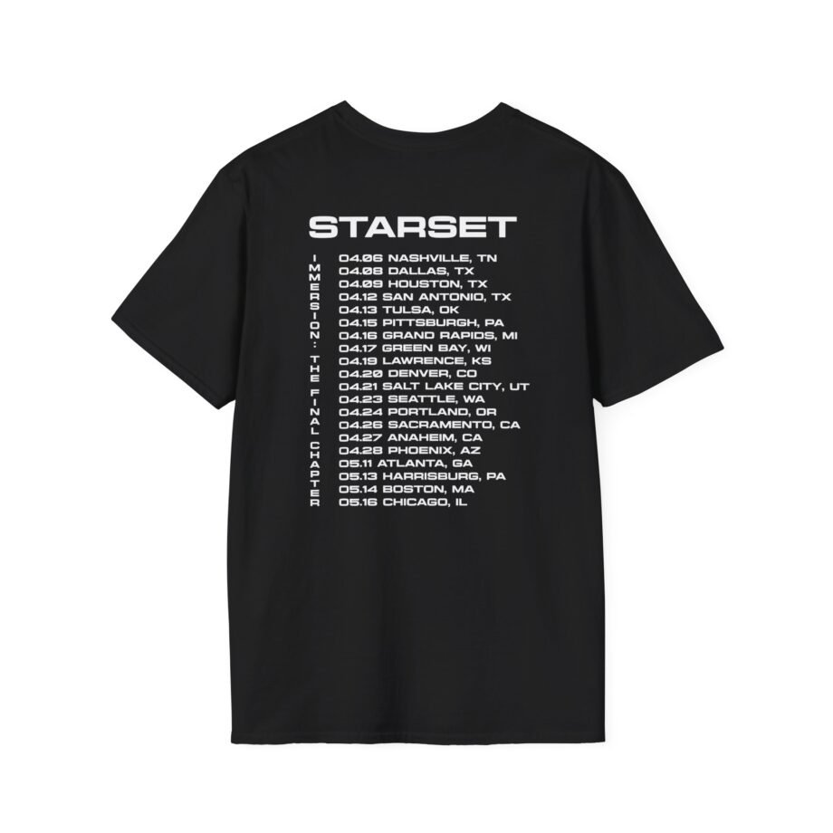 Starset Immersion Red Tour Unisex Softstyle T-Shirt