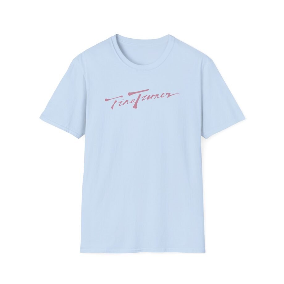 Tina Turner Cursive Script Unisex Softstyle T-Shirt