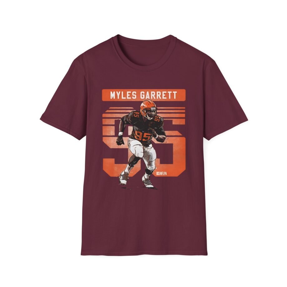 Myles Garrett Grunge Unisex Softstyle T-Shirt