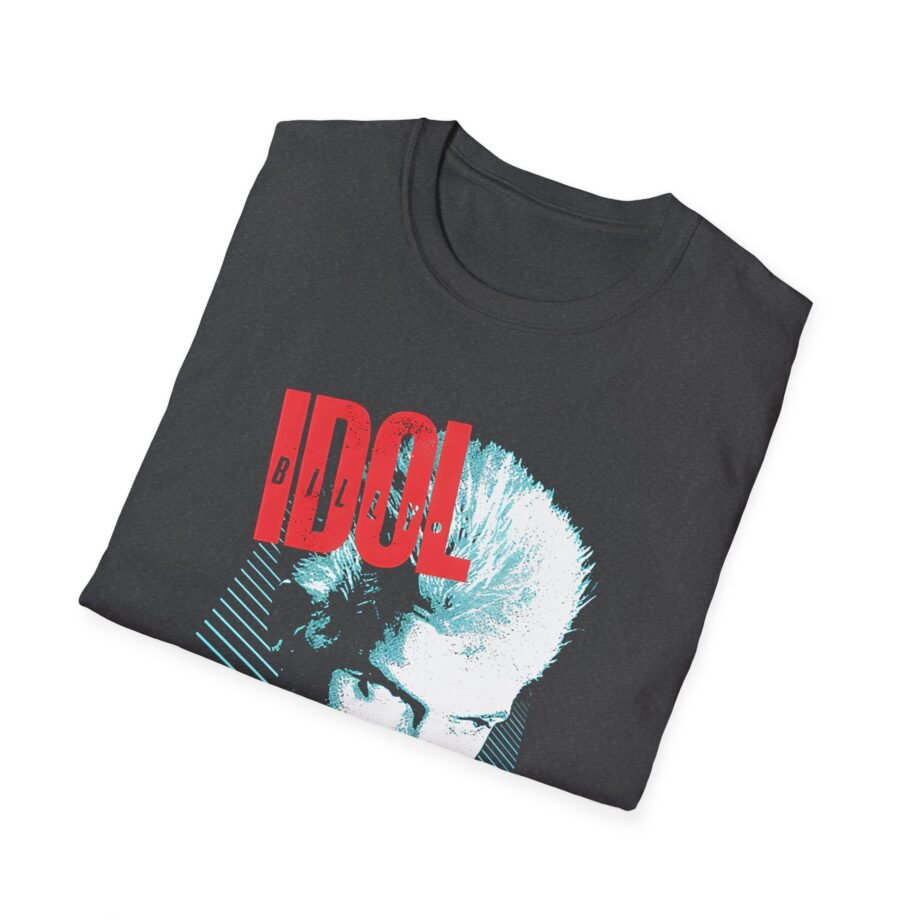 Billy Idol Face Stripes Unisex Softstyle Shirt