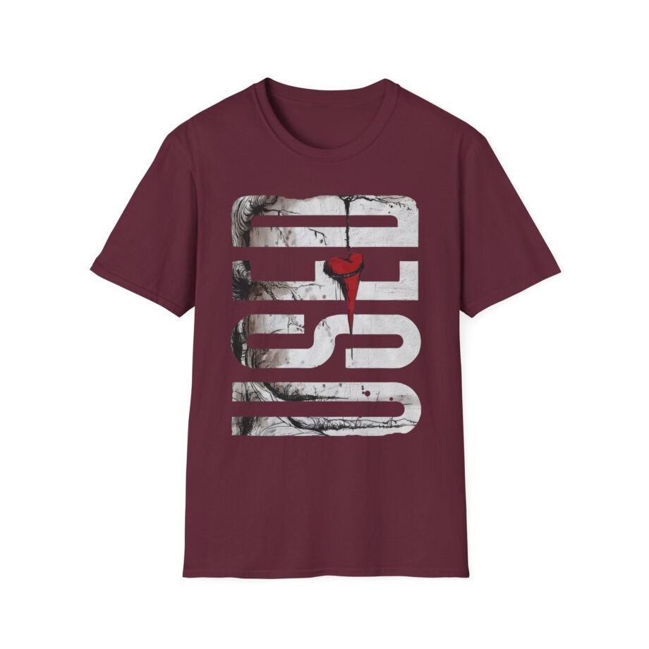 The Used Vertical Heart Unisex Softstyle T-Shirt