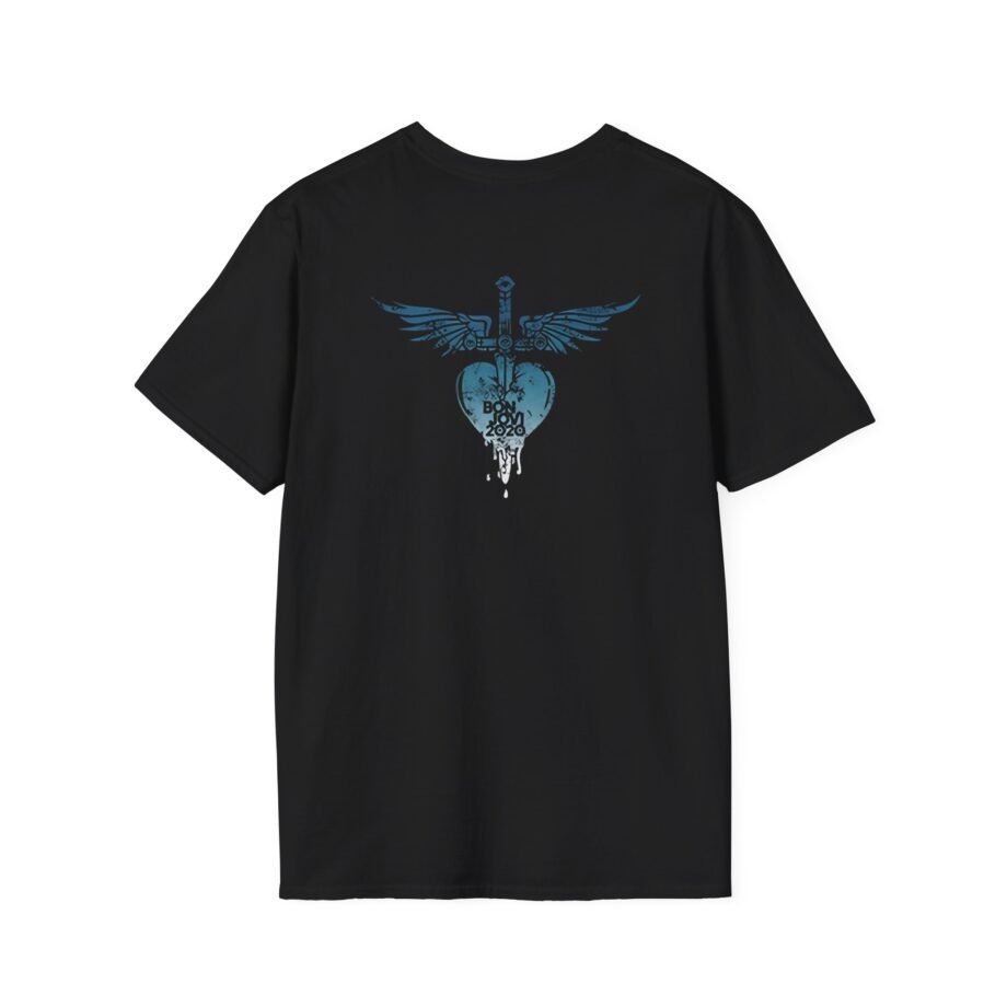 Bon Jovi Do What You Can Portrait Unisex Softstyle T-Shirt