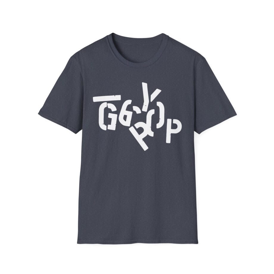 The Stooges Iggy Pop Broken Letters Unisex Softstyle T-Shirt