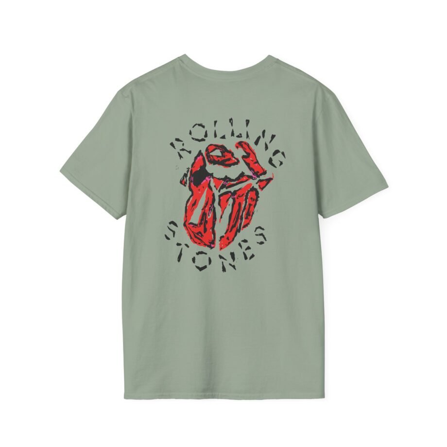 Rolling Grrr! Painted Diamond Tongue Unisex Softstyle T-Shirt