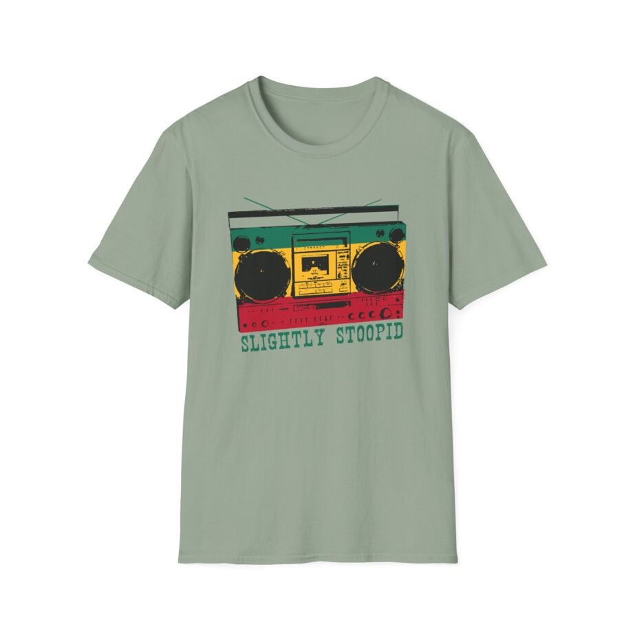 Slightly Stoopid Ghetto Blaster Raglan Unisex Softstyle T-Shirt