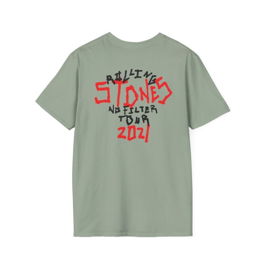 RS No Filter Hand Drawn Tongue Unisex Softstyle T-Shirt
