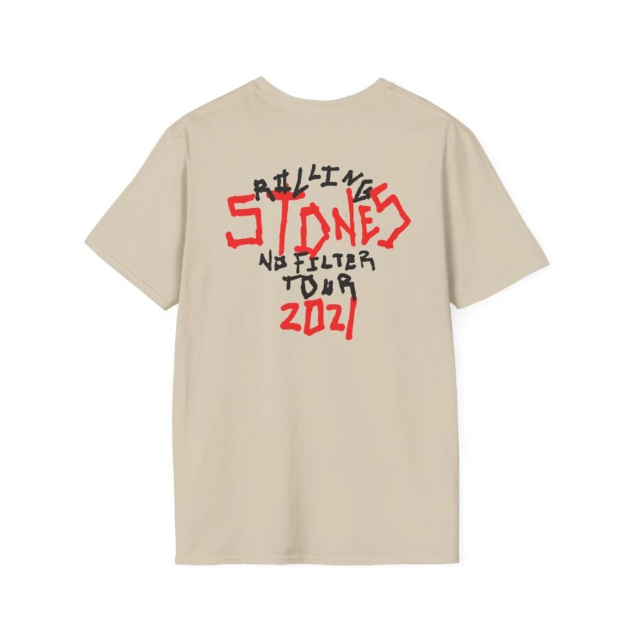 RS No Filter Hand Drawn Tongue Unisex Softstyle T-Shirt