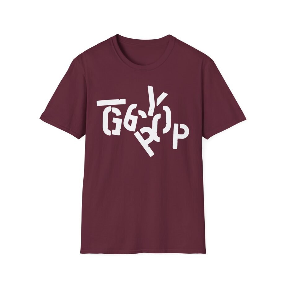The Stooges Iggy Pop Broken Letters Unisex Softstyle T-Shirt