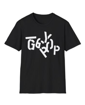 The Stooges Iggy Pop Broken Letters Unisex Softstyle T-Shirt