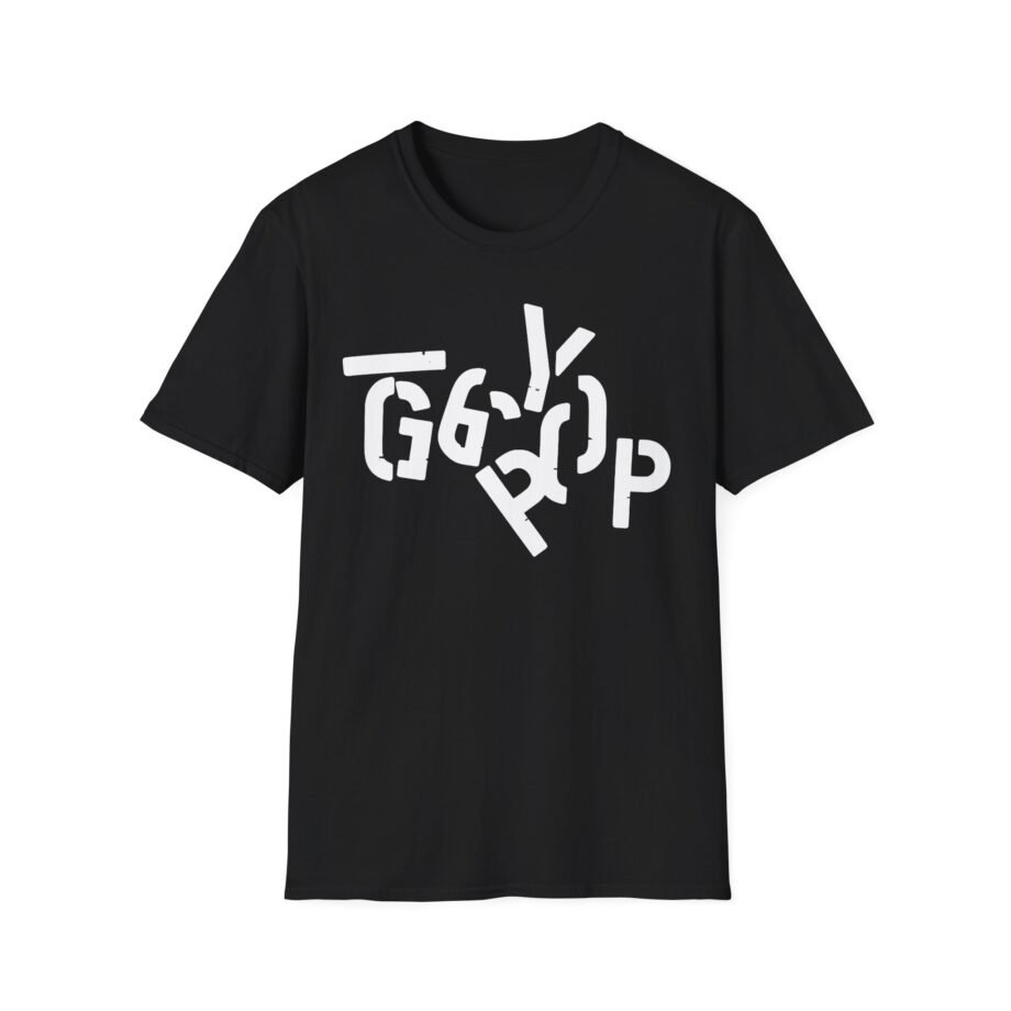 The Stooges Iggy Pop Broken Letters Unisex Softstyle T-Shirt