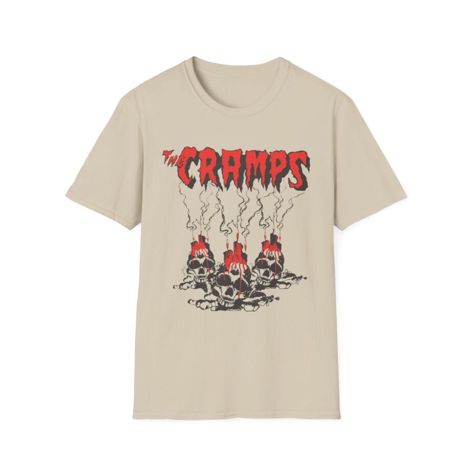 The Cramps Voodoo Skulls Unisex Softstyle T-Shirt