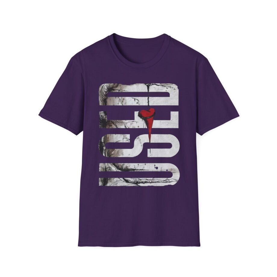 The Used Vertical Heart Unisex Softstyle T-Shirt