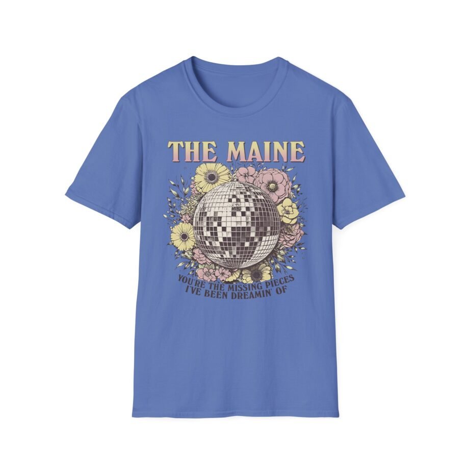 The Maine Floral Disco Unisex Softstyle T-Shirt