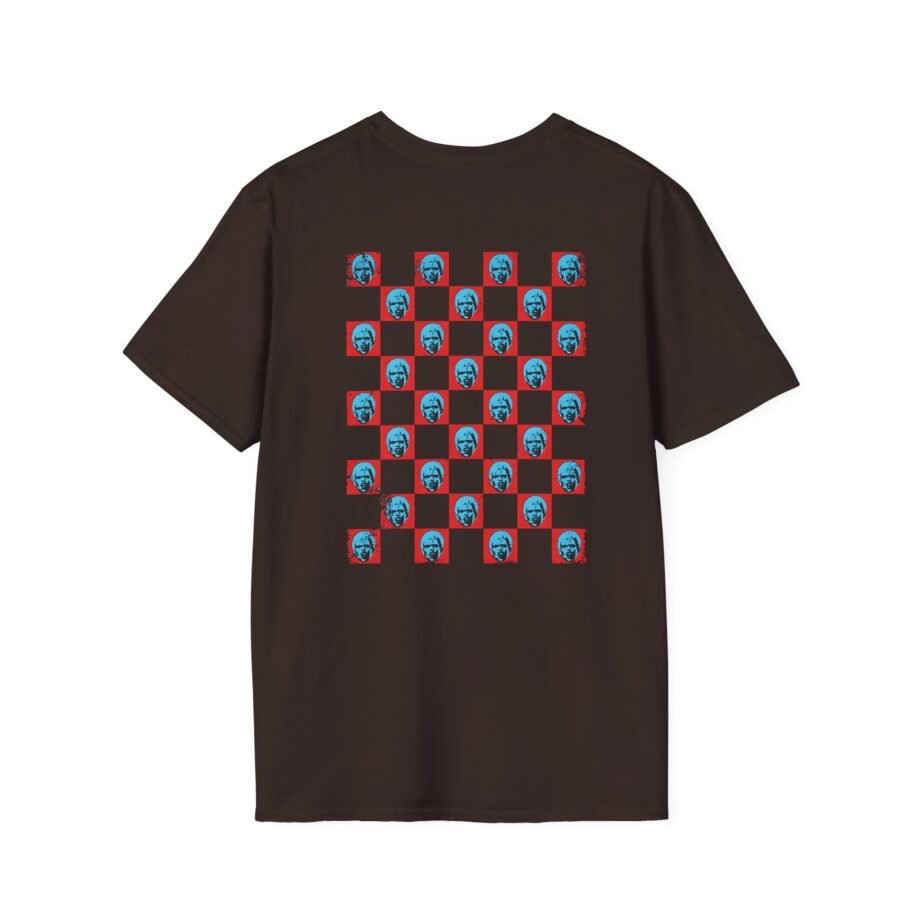 Billy Idol Checkered Smirk Unisex Softstyle Shirt