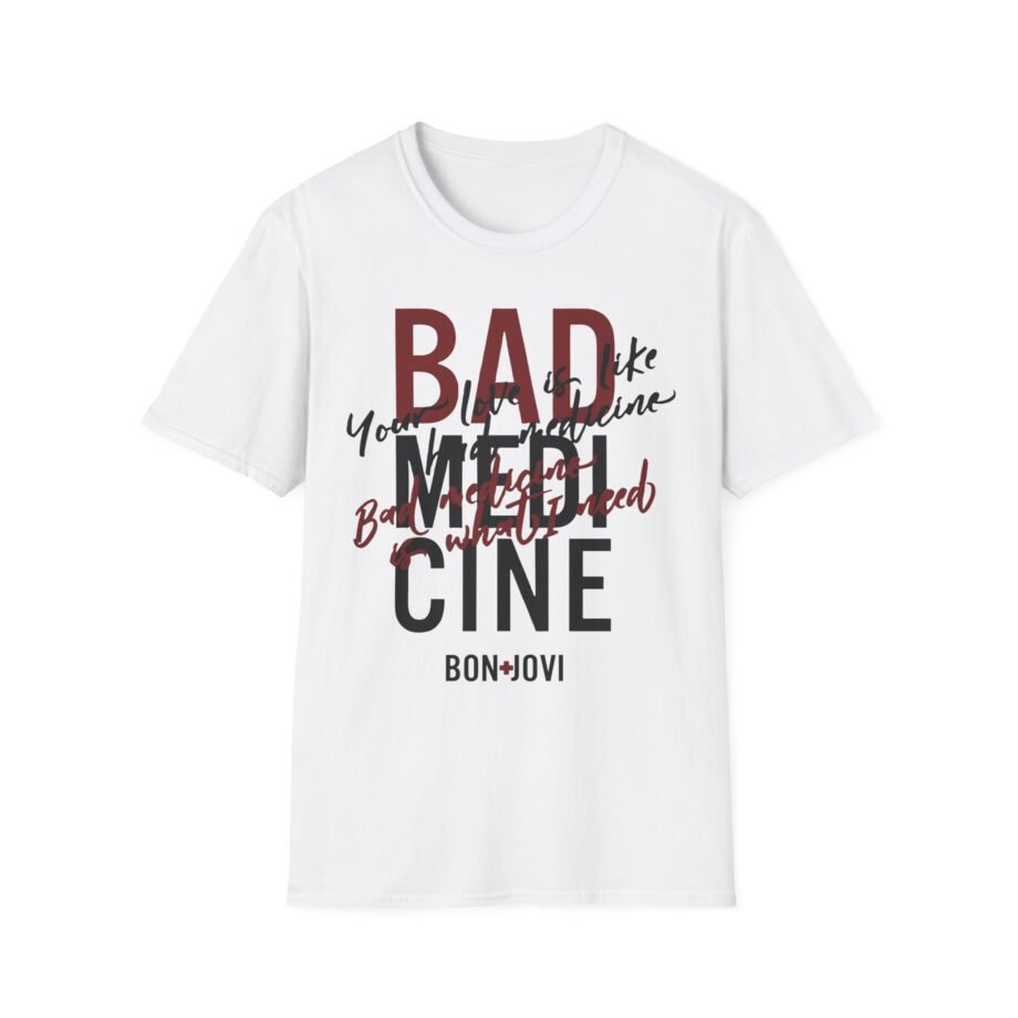 Bon Jovi Bad Medicine Unisex Softstyle T-Shirt