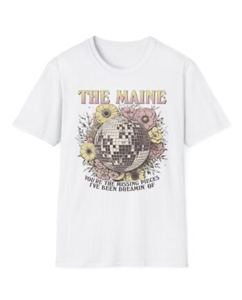 The Maine Floral Disco Unisex Softstyle T-Shirt