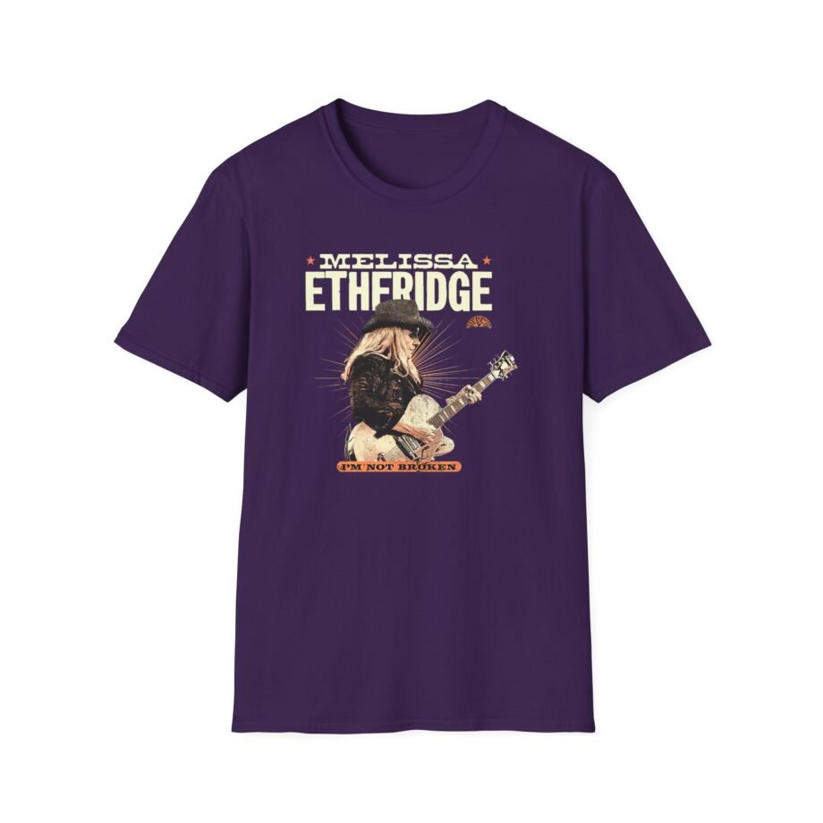 Sun Records Melissa Etheridge I'm Not Broken Unisex Softstyle T-Shirt