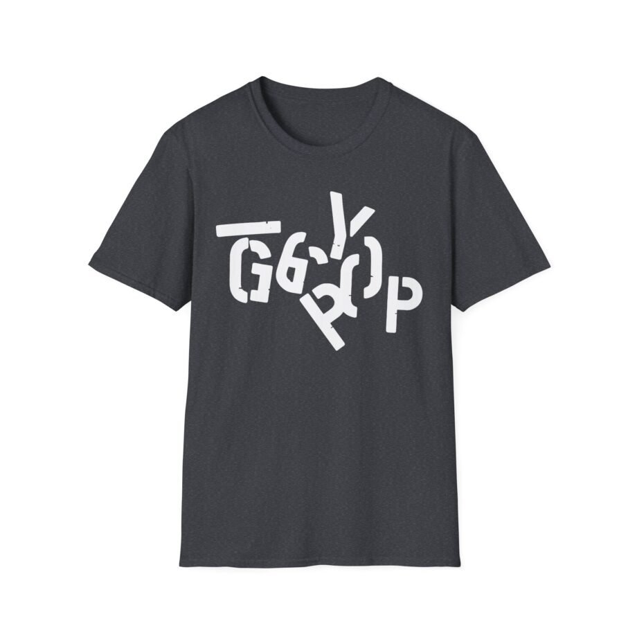 The Stooges Iggy Pop Broken Letters Unisex Softstyle T-Shirt