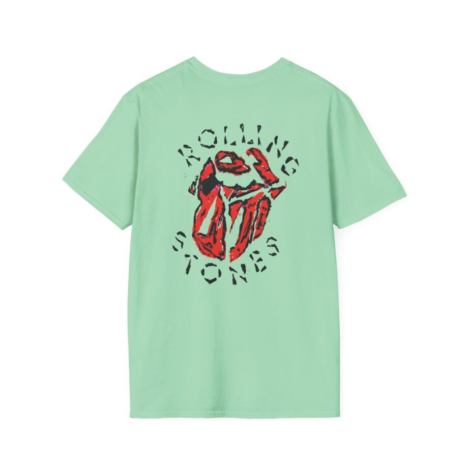 Rolling Grrr! Painted Diamond Tongue Unisex Softstyle T-Shirt